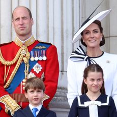 Prince William and Princess Kate on the Buckingham Palace balcony