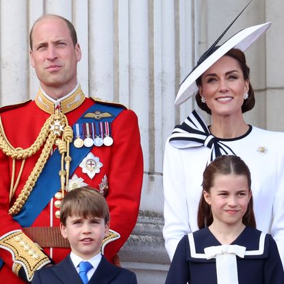 Prince William and Princess Kate on the Buckingham Palace balcony