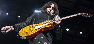 Ace Frehley performs onstage