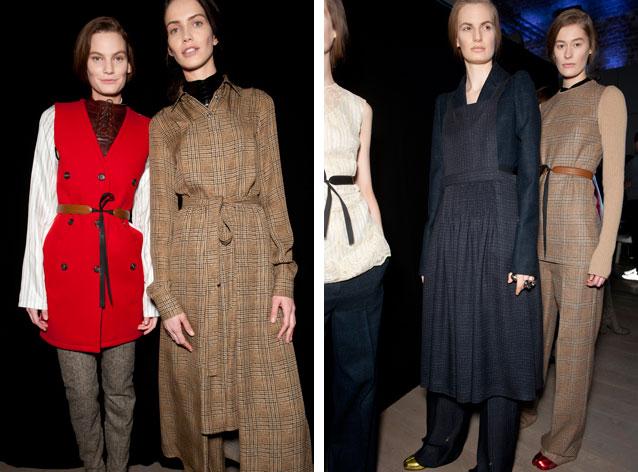 female models at the Maison Martin Margiela's Winter show 2014