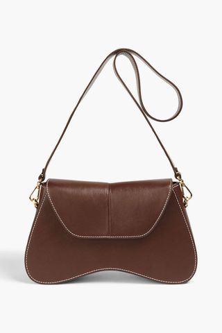 Space Leather Shoulder Bag