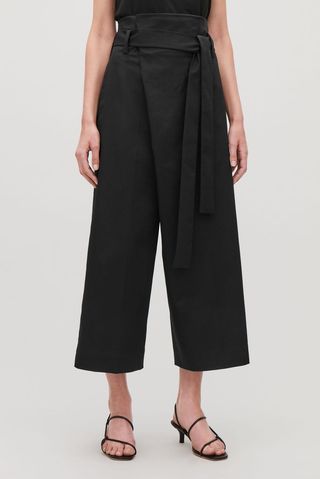 PAPERBAG CROPPED TROUSERS