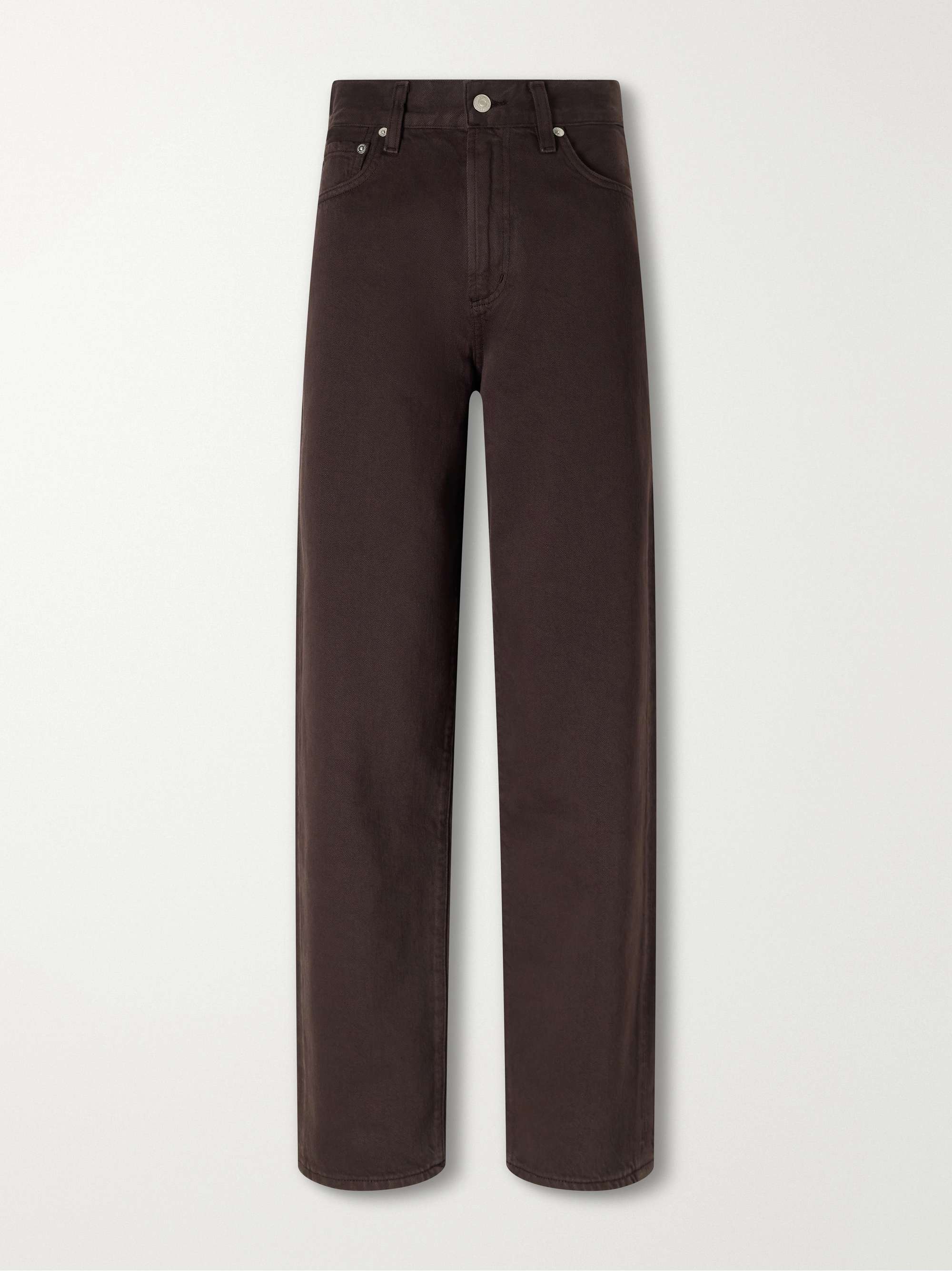The Taper Jean Mid-Rise Straight-Leg Jeans