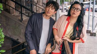 Justin H. Min and Sherry Cola in Shortcomings