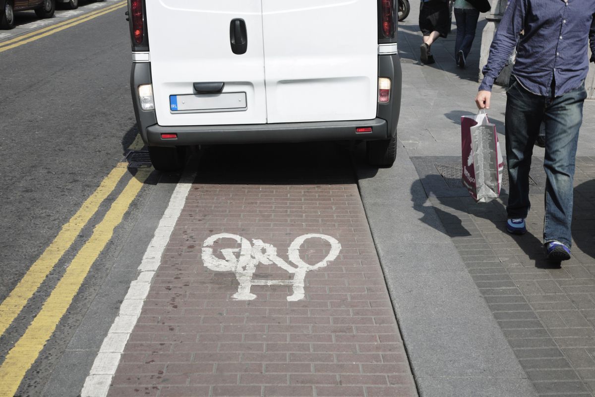 if there is no bike lane can you ride on the sidewalk