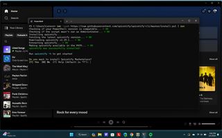 Installing Spicetify for Spotify on Windows 11