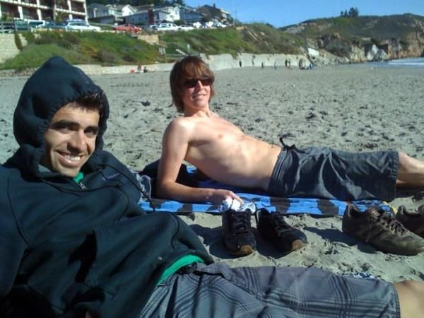 First beach day with the roommates, it wasn't super warm but coming from -10 degree temps in Montana it felt good