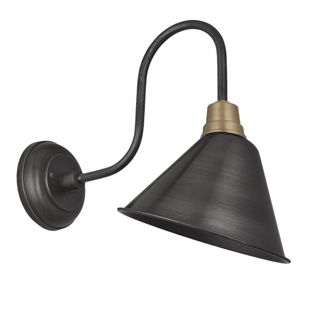 Swan Neck Cone Wall Light - 8 Inch | Industville - Industville