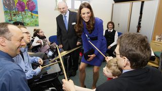 Catherine, Duchess Of Cambridge Visits The Treehouse Children's Centre