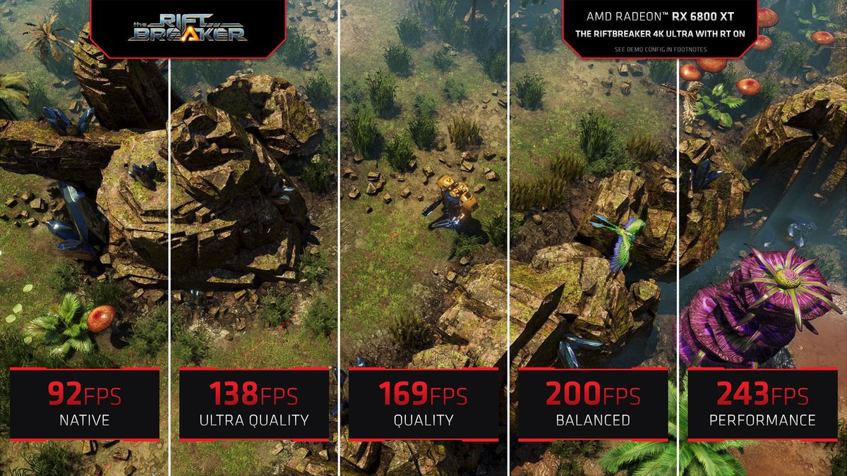 AMD FidelityFX Super Resolution slide deck
