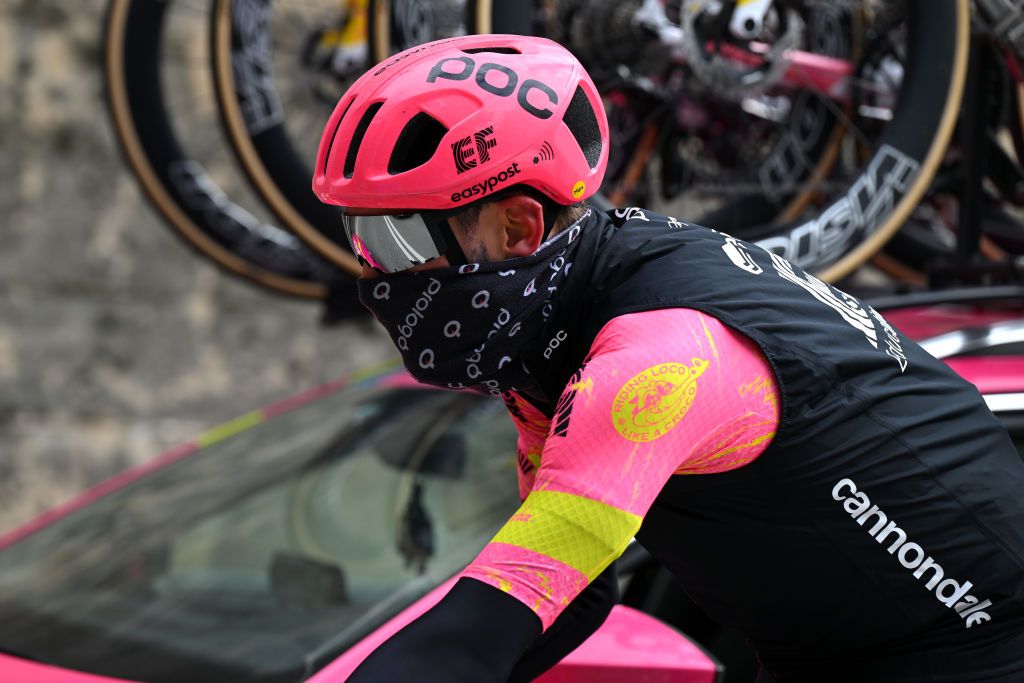 GIULIANOVA ITALY MARCH 07 Alberto Bettiol of Italy and Team EF EducationEasypost competes during the the 59th TirrenoAdriatico 2024 Stage 4 a 207km stage from Arrone to Giulianova UCIWT on March 07 2024 in Giulianova Italy Photo by Tim de WaeleGetty Images