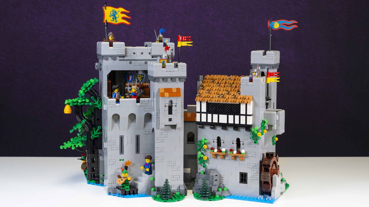 Even from the back, the castle looks incredible