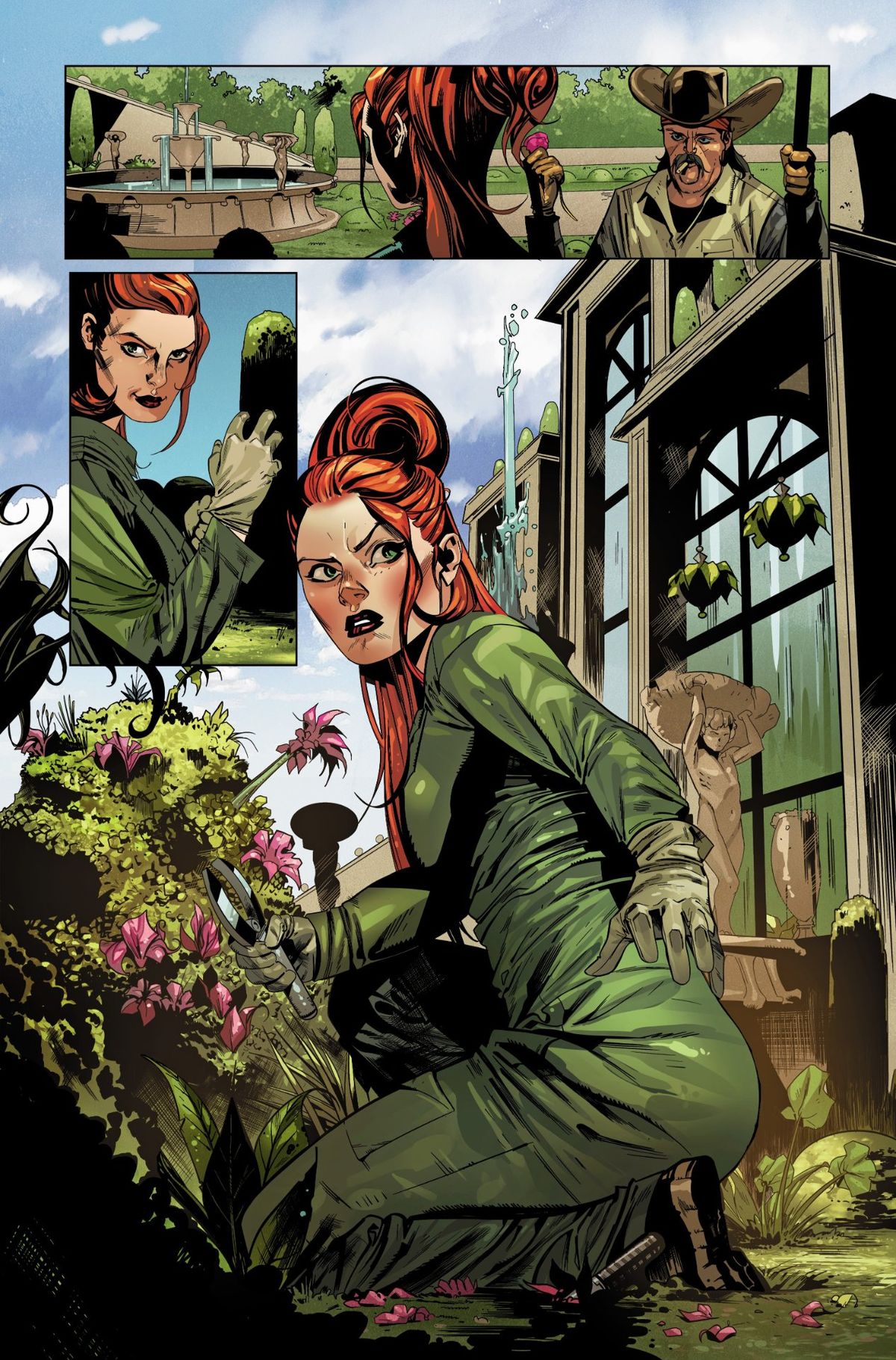 Poison Ivy #7 interior art by Atagun Ilhan
