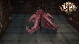 Hands of Xesht back attachment in Path of Exile 2 (image shows gruesome bloody hands in place of wings on the player character)