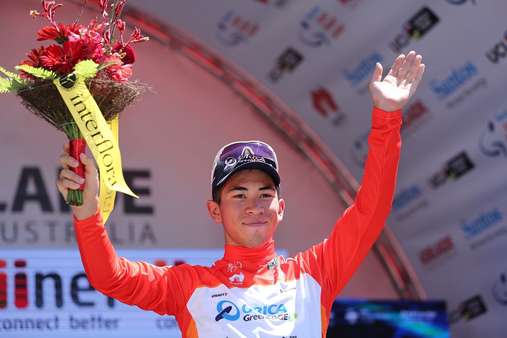 Sprint leader Caleb Ewan (Orica-GreenEdge)