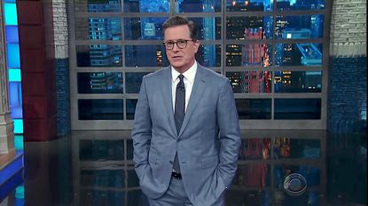 Stephen Colbert mocks Trump's vacation