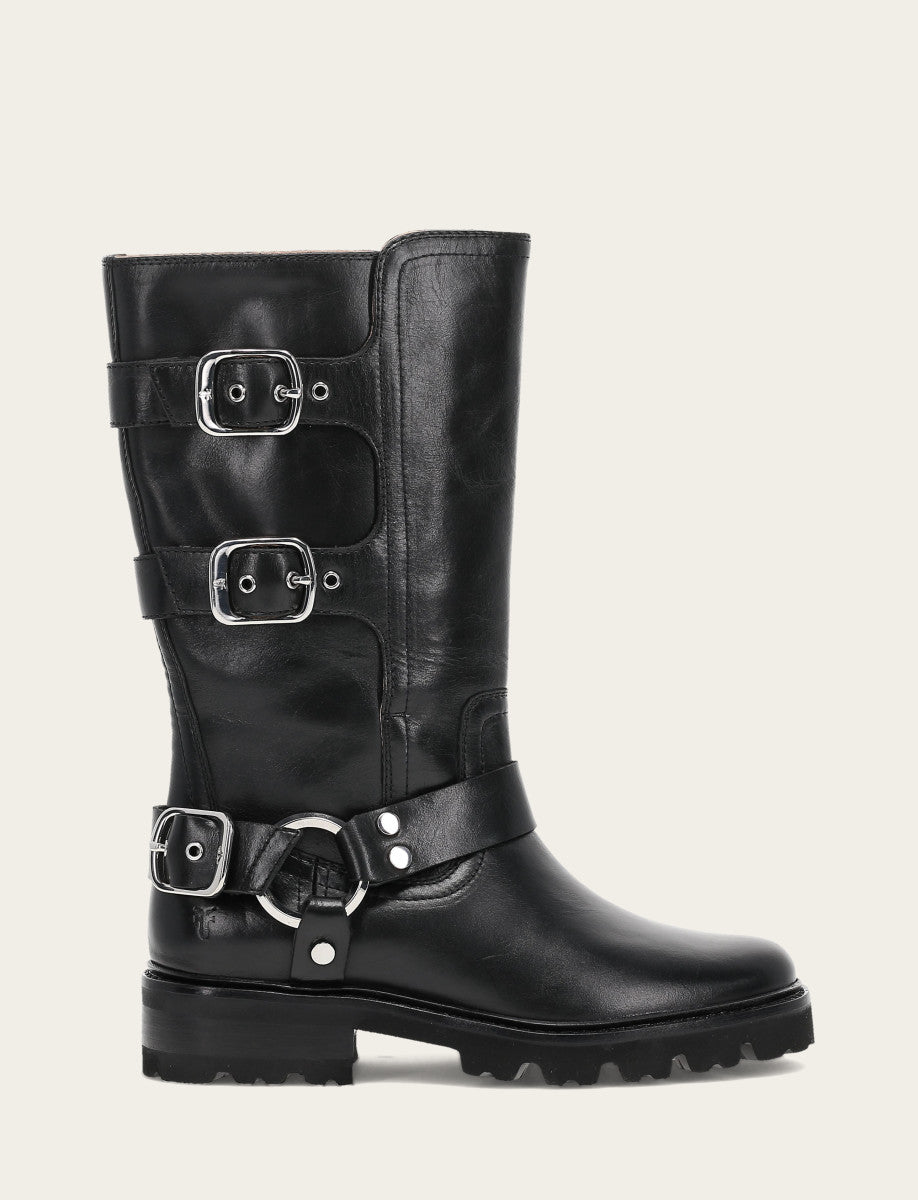 Olivia Moto Mid in Black