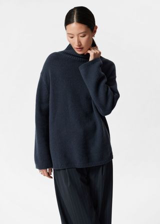 Cashmere-Blend Turtleneck Jumper