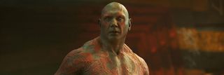 Dave Bautista's Drax the Destroyer in Guardians of the Galaxy