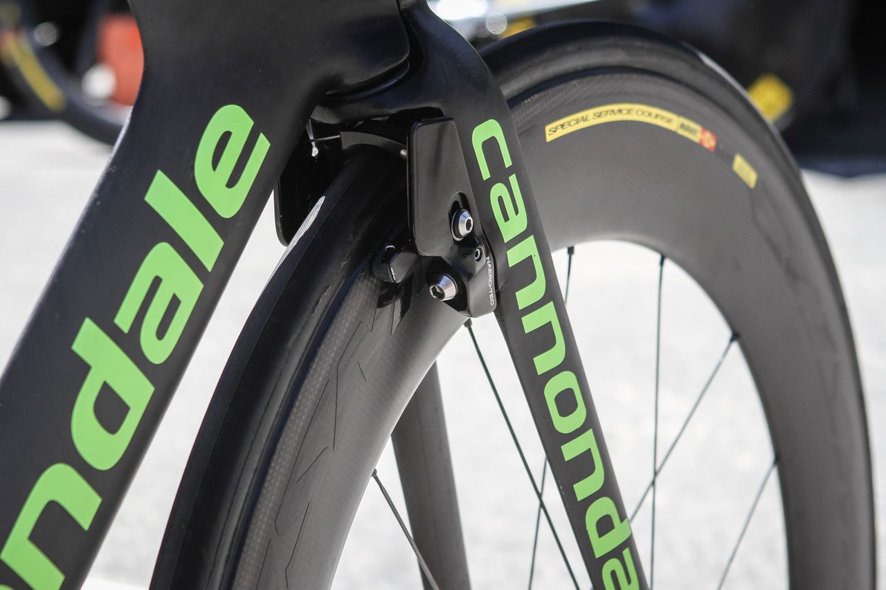 The latest Cannondale Super Slice time trial bikes are yet to be released officially