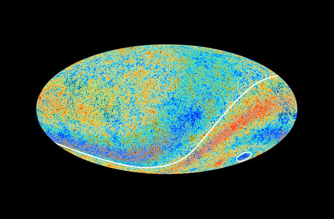 Planck Map of Cosmic Microwave Background Radiation