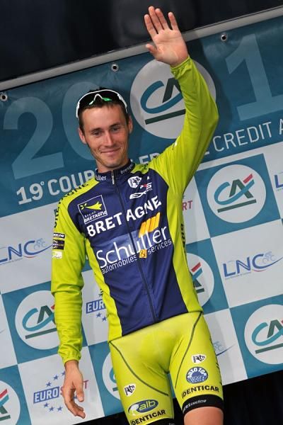 Florian Vachon (Bretagne Schuller) leads the Coupe de France.