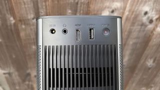 Image shows the Halo+ portable projector.