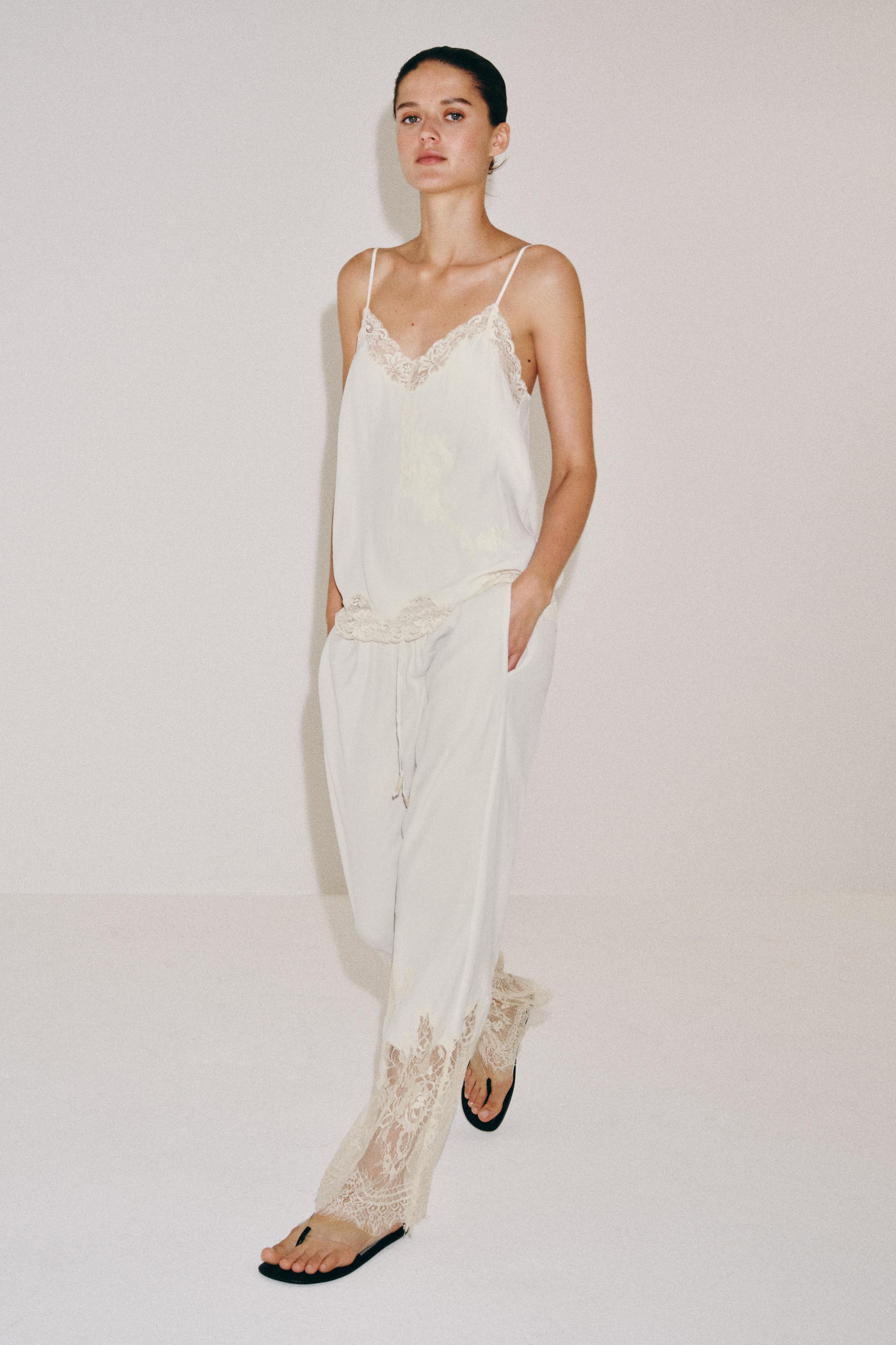 Zw Collection Lace Camisole Top