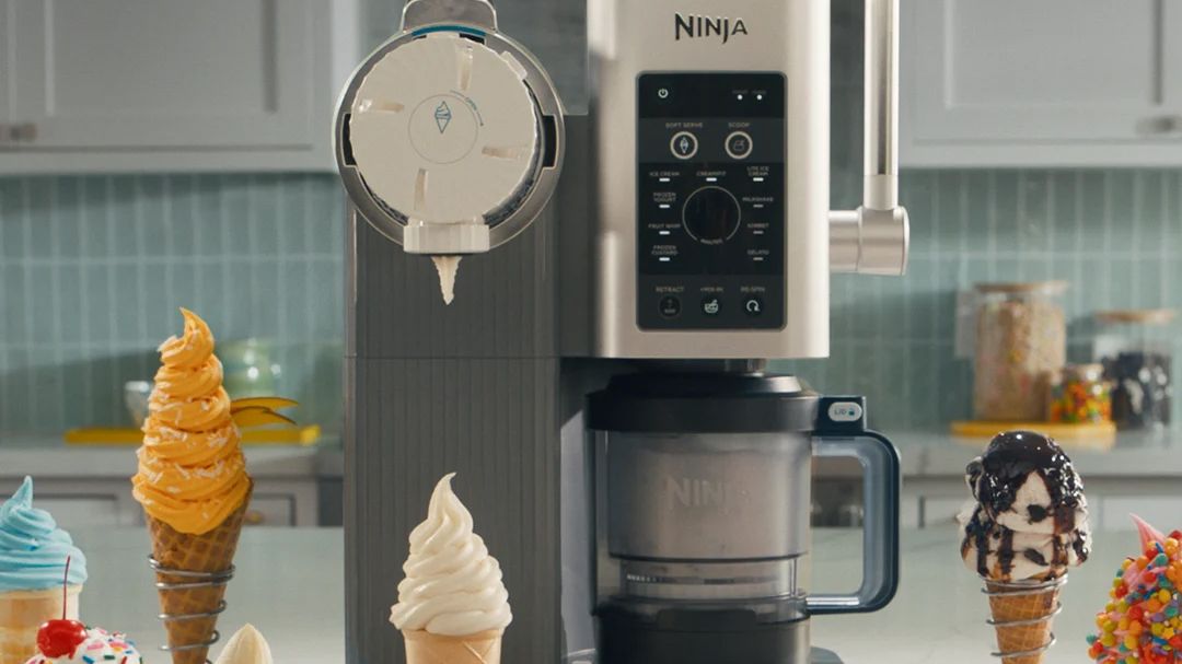 Ninja Swirl soft serve maker on countertop 