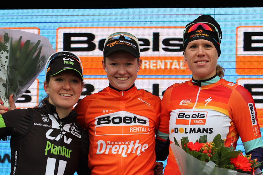 Jolien D'hoore, Amy Pieters and Ellen Van Dijk.