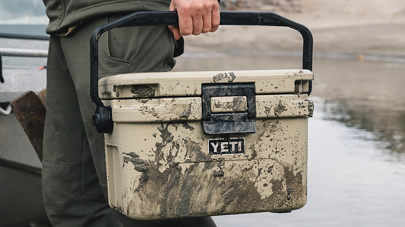 YETI Roadie 8 Hard Cooler in use