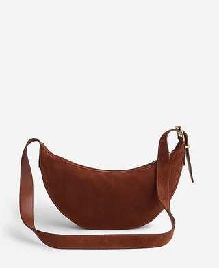 The Essential Sling Crossbody Bag in Suede