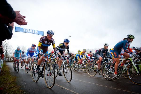 The start of the women's race