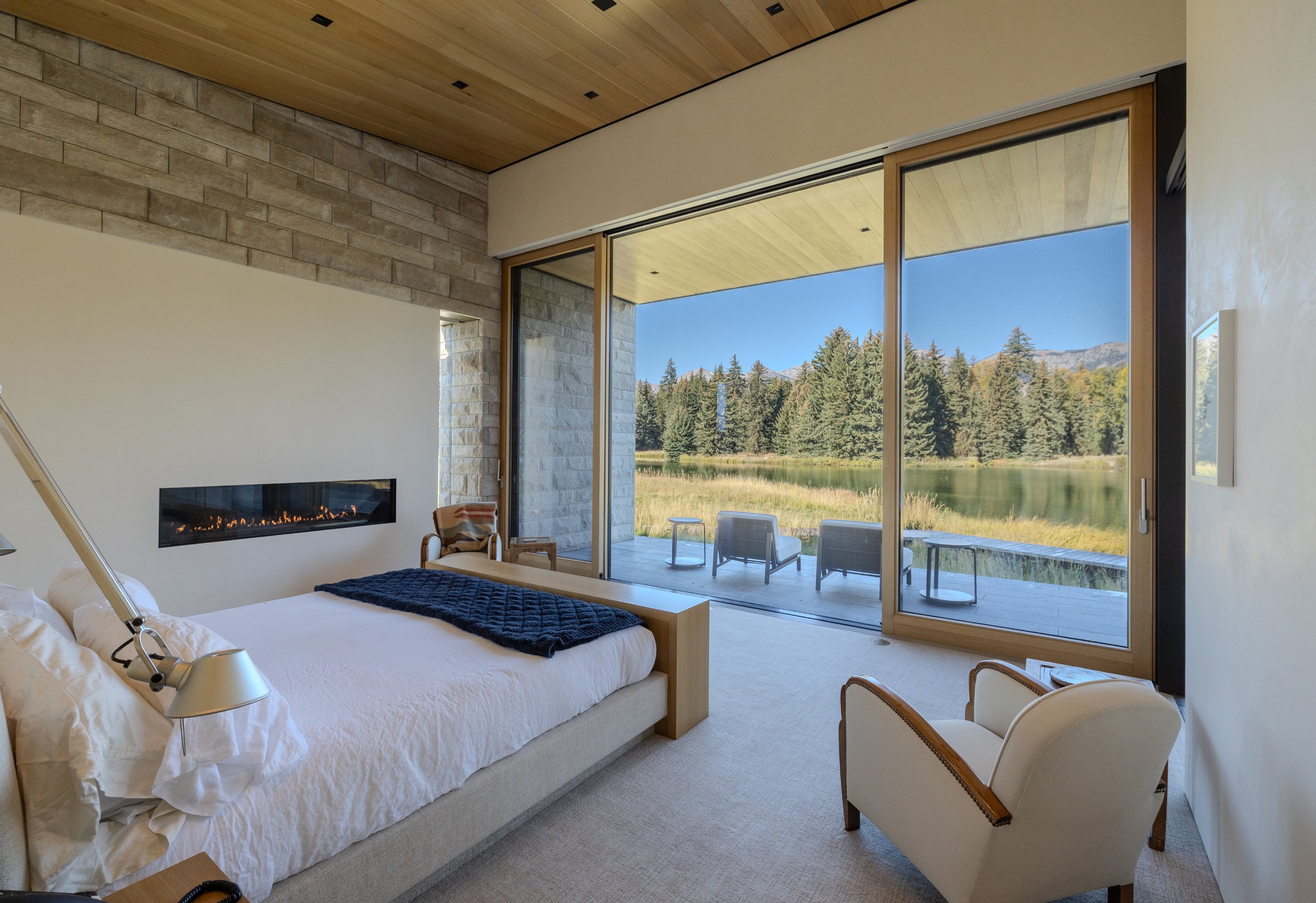Interior views of the Wapiti Retreat