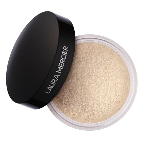Laura Mercier Translucent Loose Setting Powder - Blurring + Finishing Powder With 24hr Matte Finish - Long-Wear Shine Control Face Makeup for Mature, Sensitive &amp;amp; Oily Skin Types (1 Oz)