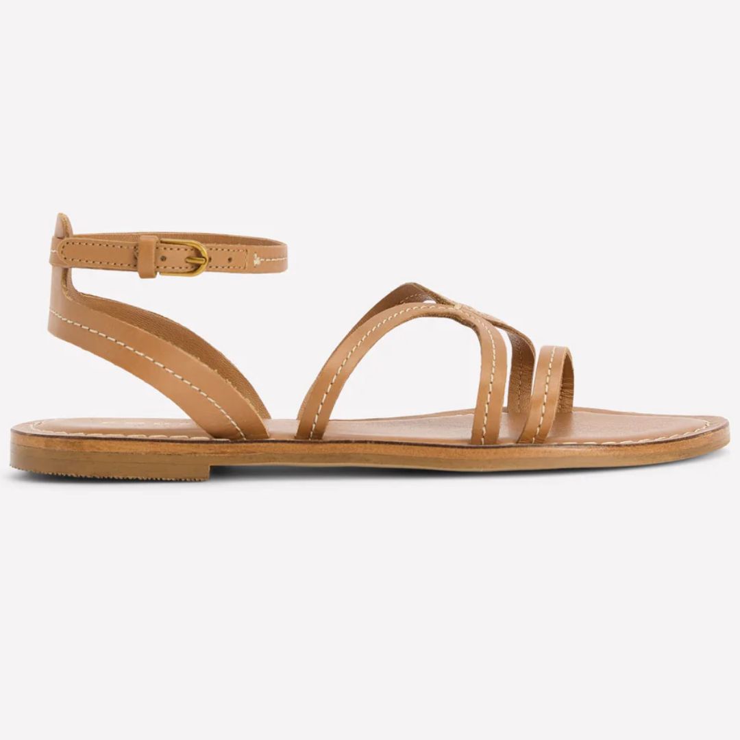 Boden Tan Casual Flat Sandals