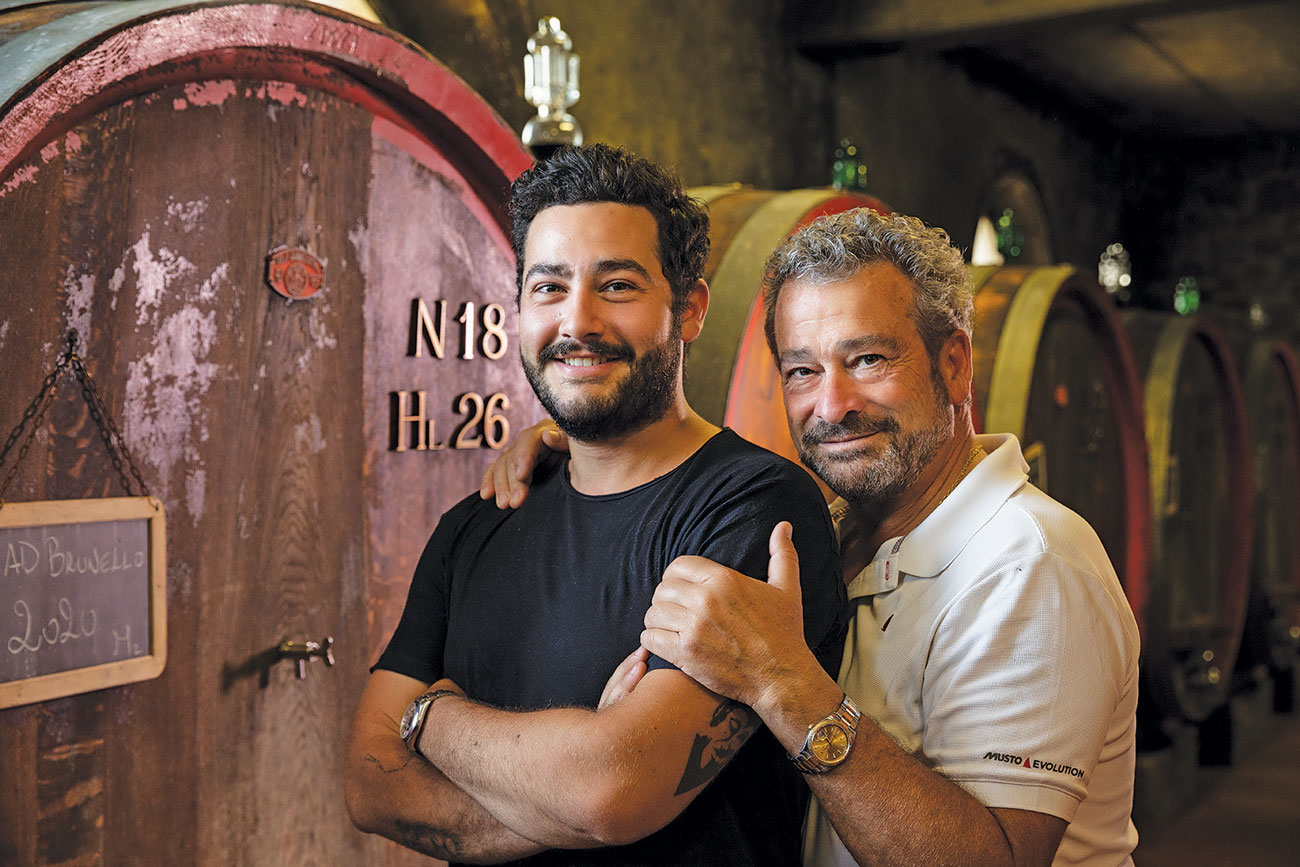 Iacopo Mori and his father Alessandro, Il Marroneto