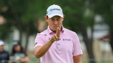Dylan Wu practices Aim-point technique at the CJ Cup Byron Nelson 2024