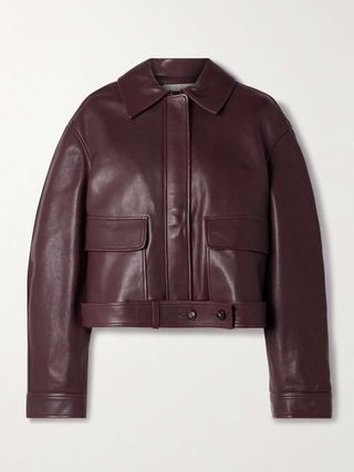 Belted Leather Jacket