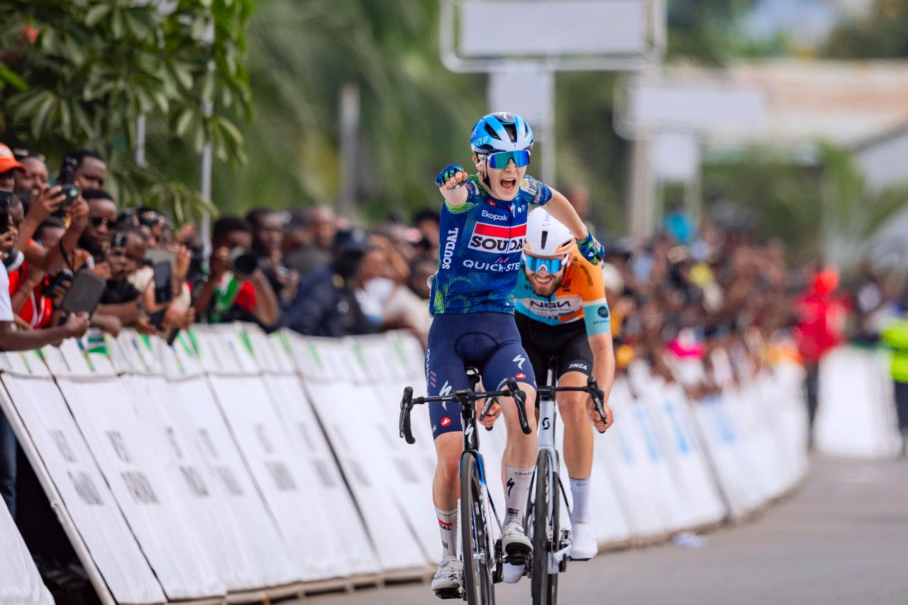 Mathijs De Clercq (Soudal-QuickStep Development Team) wins stage 4 of the 2026 Tour du Rwanda