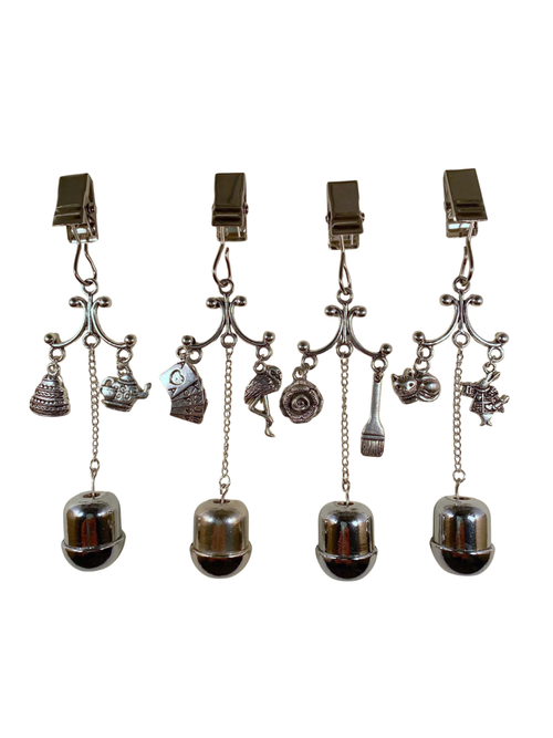 Silver Plated Tablecloth Weights, Set of 4