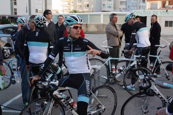 Ready to go? Maxime Monfort was keen to get started.