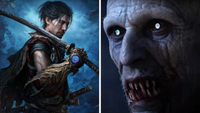 A character from Onimusha is depicted next to a character from Blood of Dawnwalker