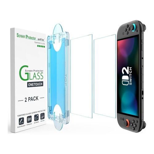 amFilm Auto-Alignment Nintendo Switch 2 Screen Protectors