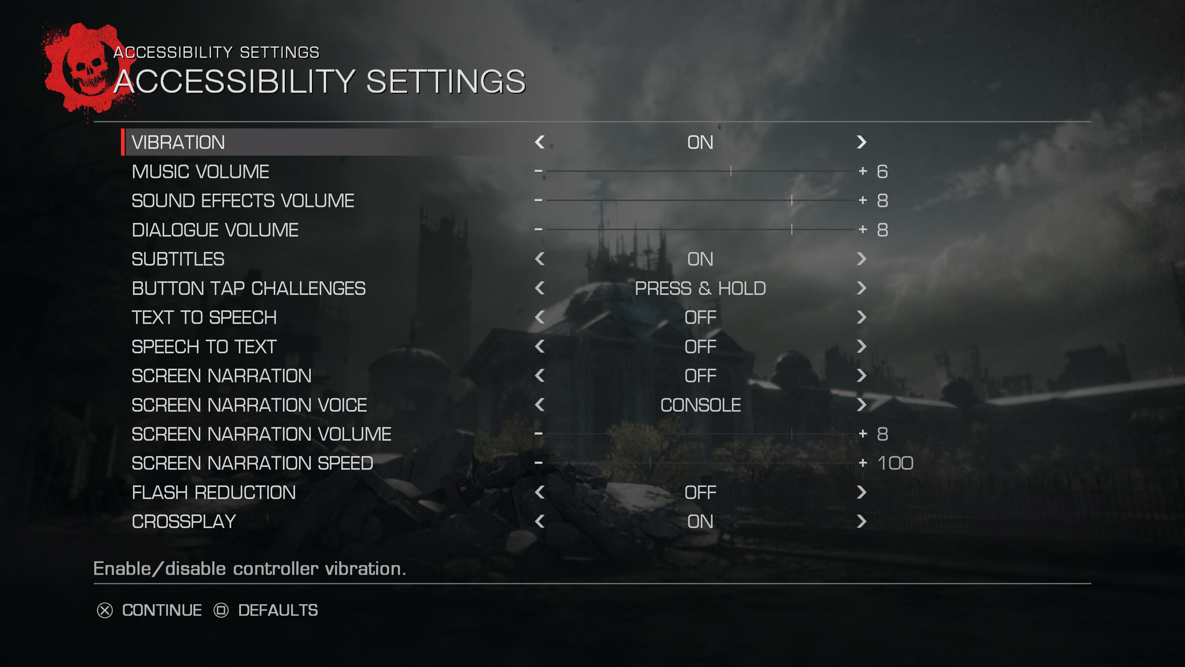 A screenshot from Gears of War: Reloaded.