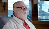 Gabe Newell in the 20th Anniversary Half-Life 2 Documentary.