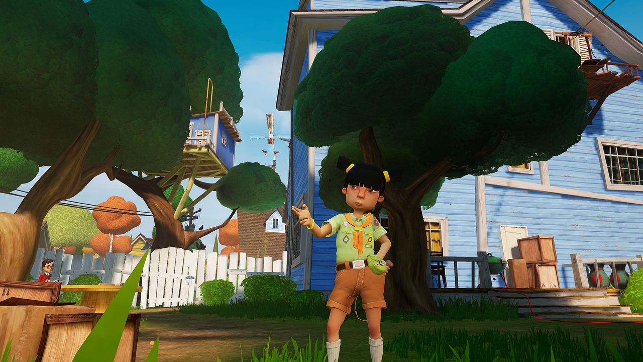 Official screenshots of Hello Neighbor: Search &amp; Rescue for PSVR 2 and the Meta Quest