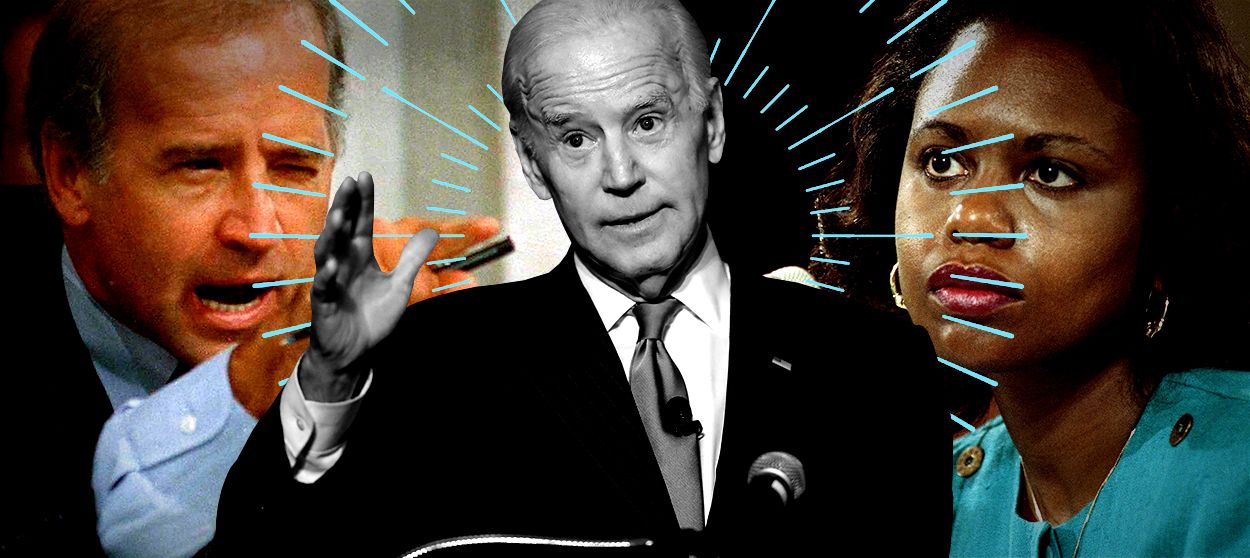 Joe Biden and Anita Hill.