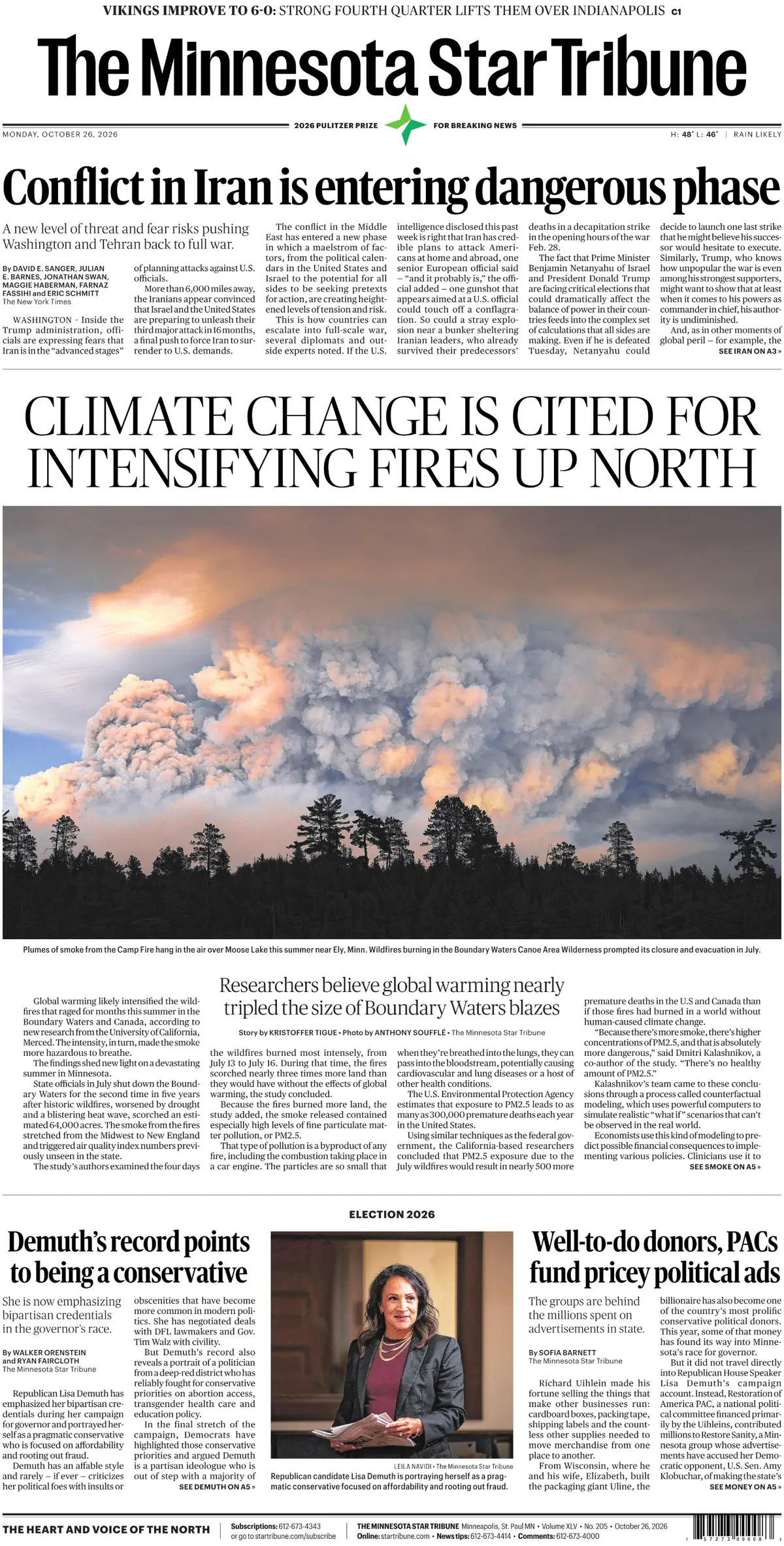 The Minnesota Star Tribune