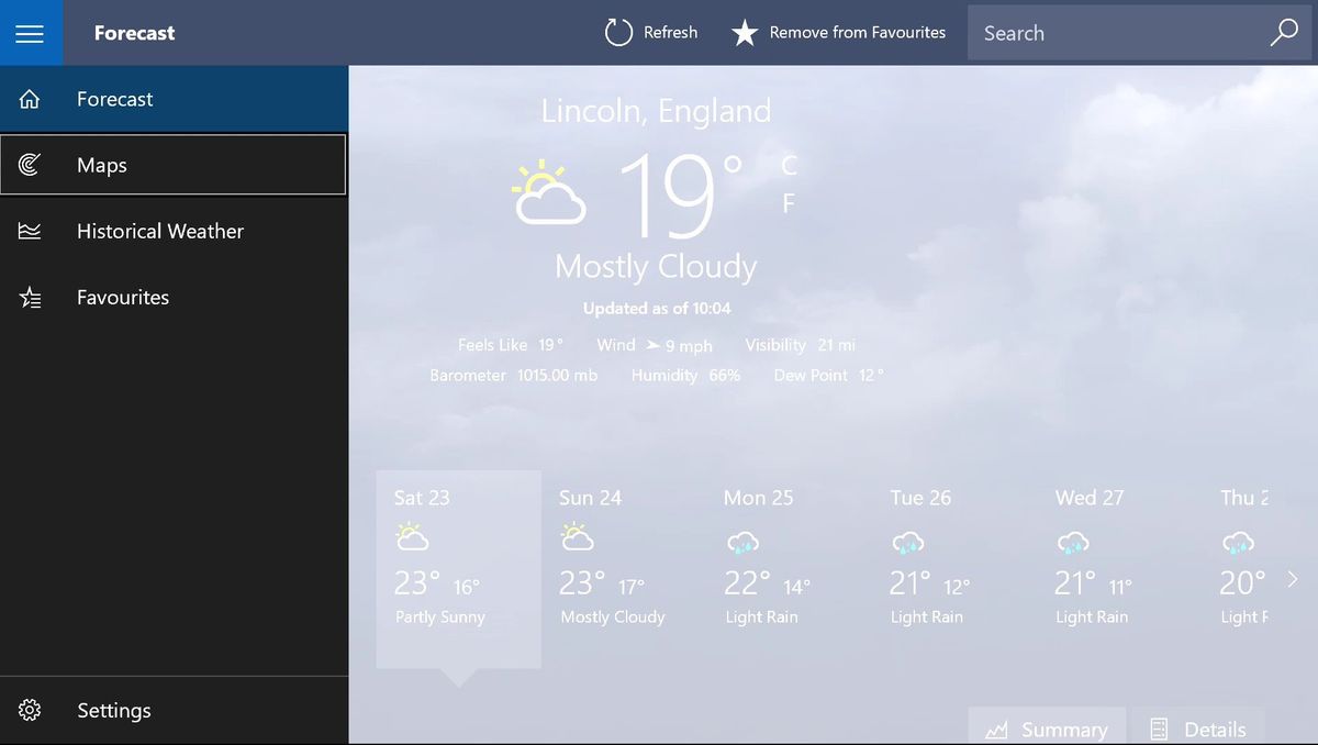 MSN Weather
